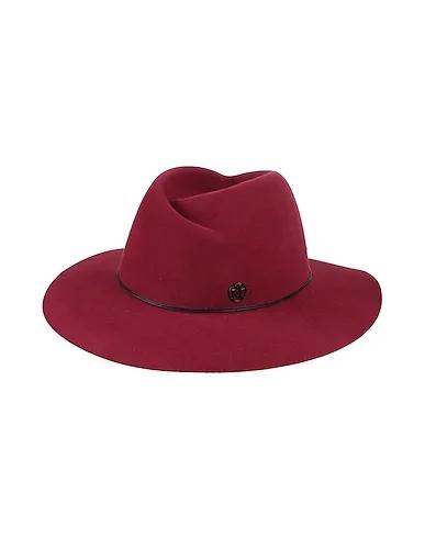 Burgundy Velour Hat