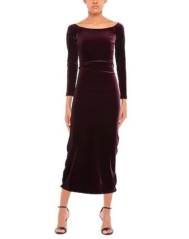 Burgundy Velvet Long dress