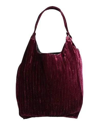 Burgundy Velvet Shoulder bag