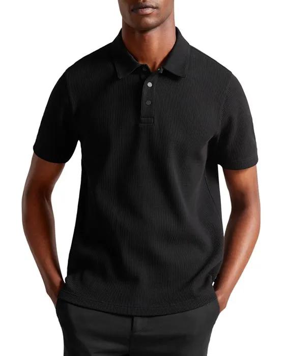 Bute Waffle Knit Regular Fit Polo Shirt