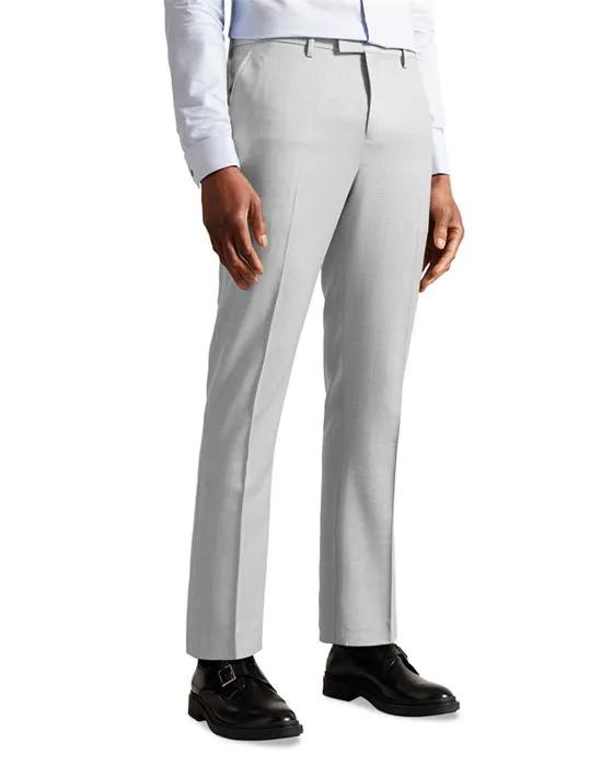 BYRONT Sharkskin Slim Fit Suit Pants