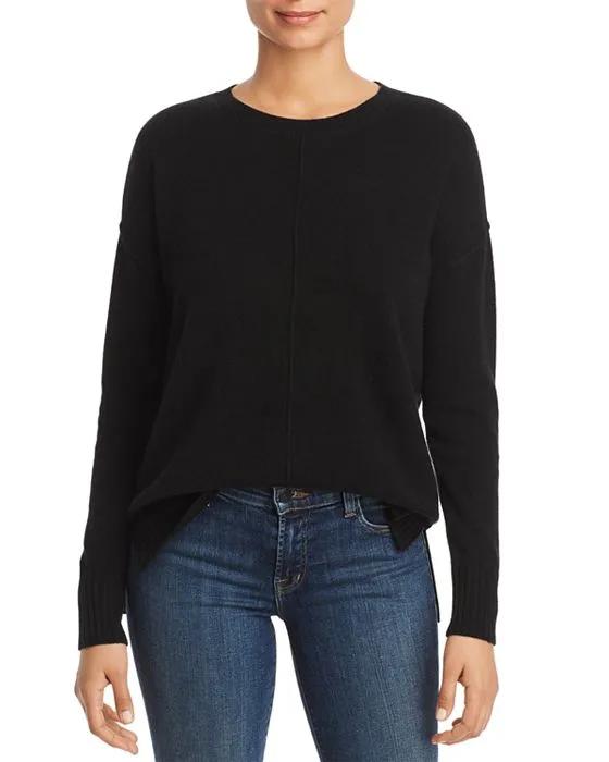 C by Bloomingdale's Cashmere C by Bloomingdale's High/Low Cashmere Crewneck Sweater - 100% Exclusive 