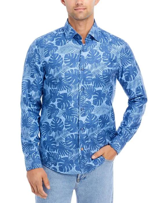 C-Hal-Kent Casual Fit Long Sleeved Button Down Shirt  