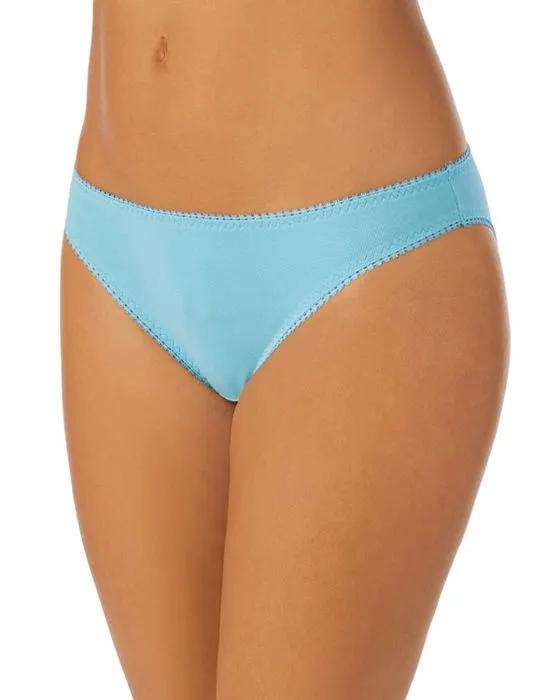 Cabana Cotton Blend Stretch Hip Bikini