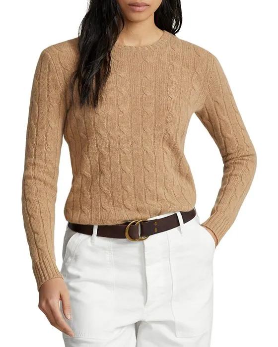 Cable Knit Cashmere Sweater