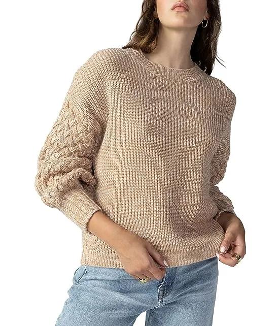 Cable Sleeve Sweater