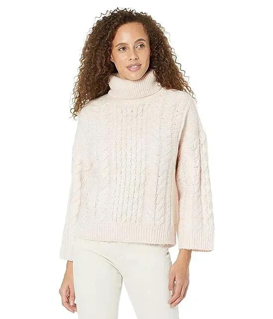 Cable Stitch Wide Sleeve