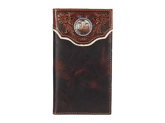 Cactus Concho Floral Embossed Rodeo Wallet
