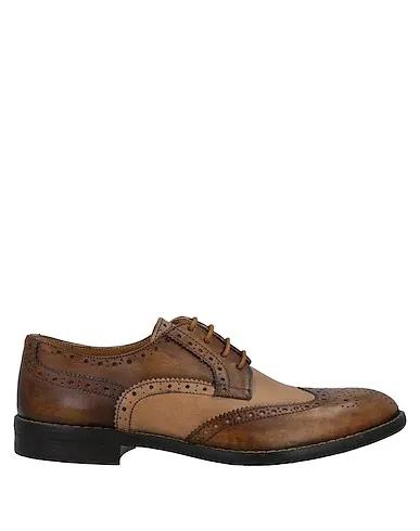 Cafènoir | Brown Men‘s Laced Shoes