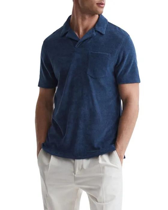 Caicos Terry Open Collar Polo Shirt