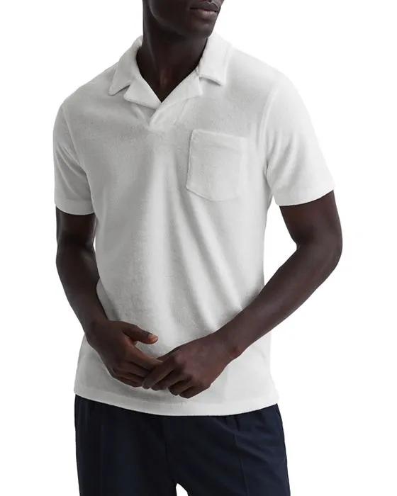 Caicos Terry Open Collar Polo Shirt