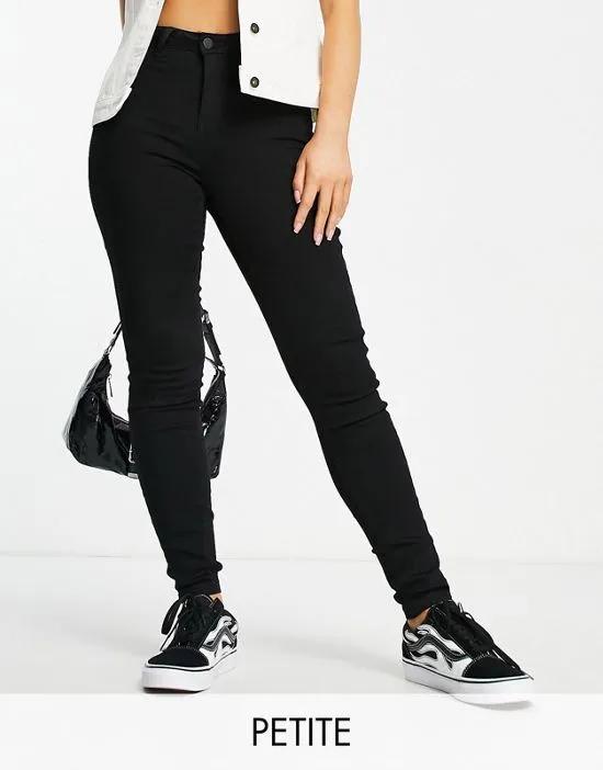 Callie high waist skinny jeans in black