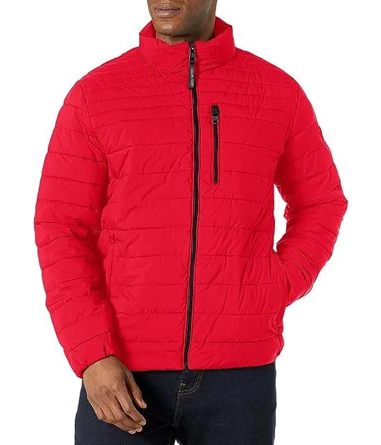 Calvin Klein mens Lightweight Water Resistant Packable Down Puffer Jacket (Standard and Big & Tall)