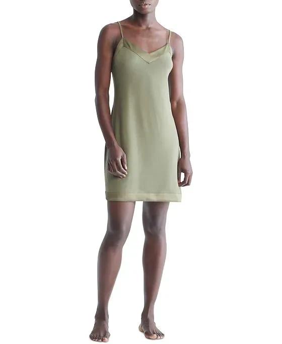 Calvin Klein Satin-Trim Chemise Nightgown QS6531