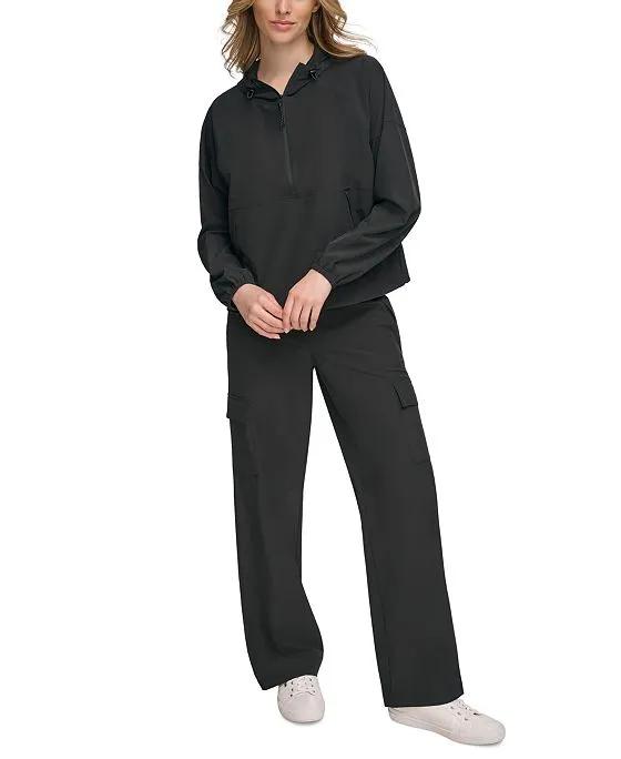 Calvin Klein Women's Performance Half-Zip Reflective Pullover