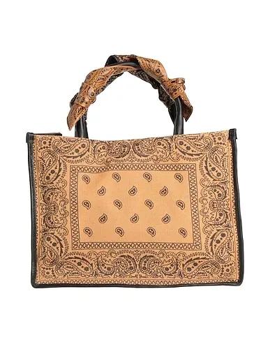 Camel Canvas Handbag