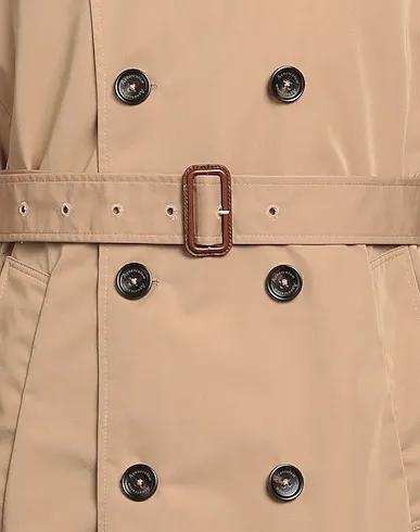 Camel Cotton twill Full-length jacket