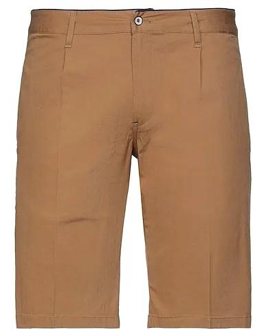 Camel Cotton twill Shorts & Bermuda