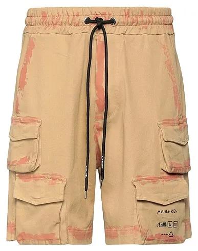 Camel Cotton twill Shorts & Bermuda