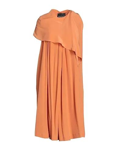 Camel Crêpe Midi dress