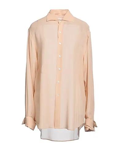 Camel Crêpe Silk shirts & blouses