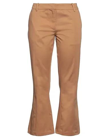 Camel Gabardine Casual pants