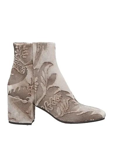 Camel Jacquard Ankle boot