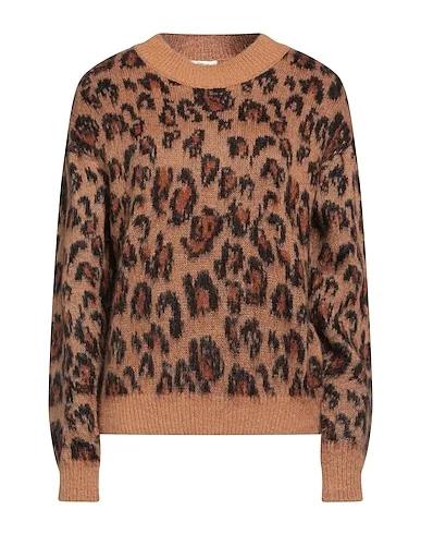 Camel Jacquard Sweater