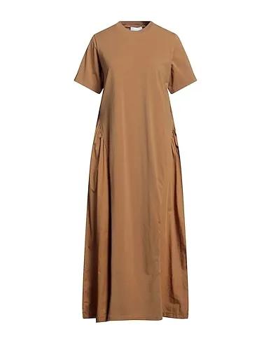 Camel Jersey Long dress