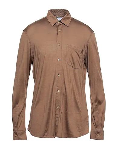 Camel Jersey Solid color shirt