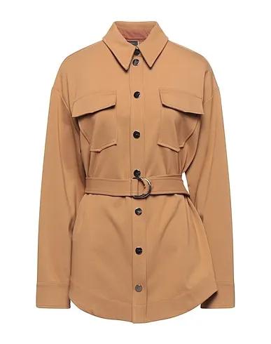 Camel Jersey Solid color shirts & blouses