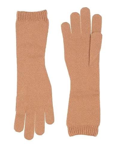 Camel Knitted Gloves