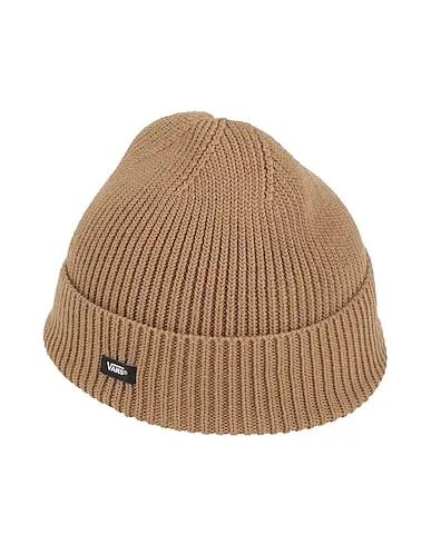 Camel Knitted Hat POST SHALLOW CUFF BEANIE
