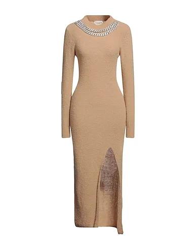 Camel Knitted Long dress