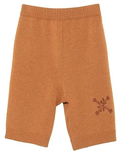 Camel Knitted Shorts & Bermuda