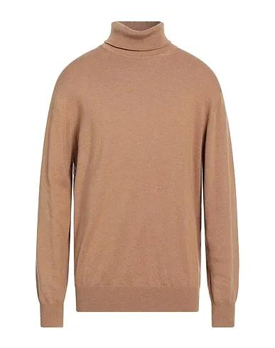 Camel Knitted Turtleneck