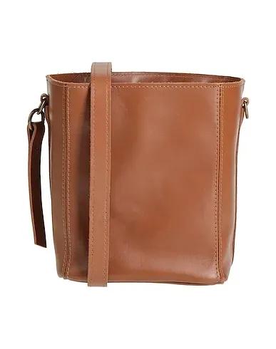 Camel Leather Cross-body bags
