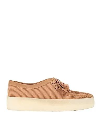 Camel Leather Laced shoes WALLABEE CUP.W
