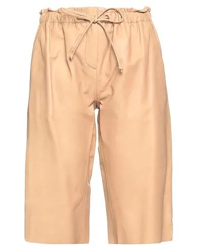 Camel Leather Leather pant