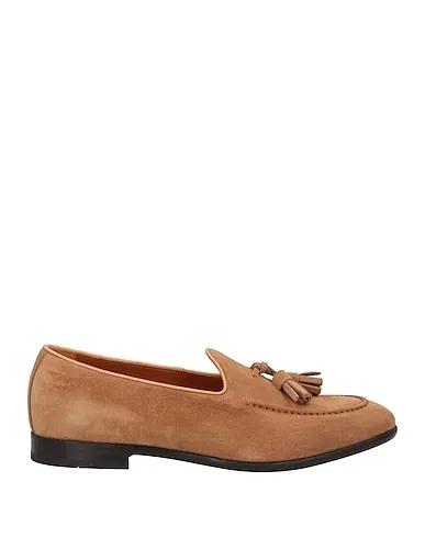 Camel Leather Loafers