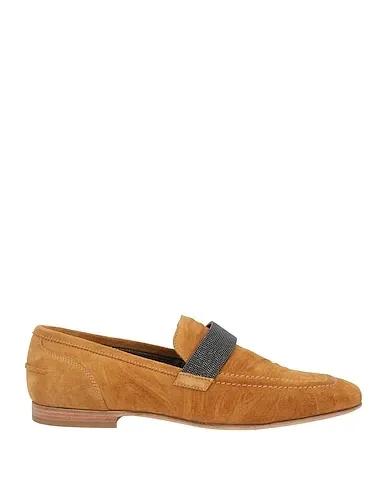 Camel Leather Loafers
