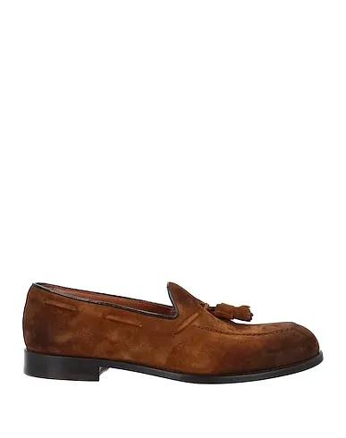 Camel Leather Loafers