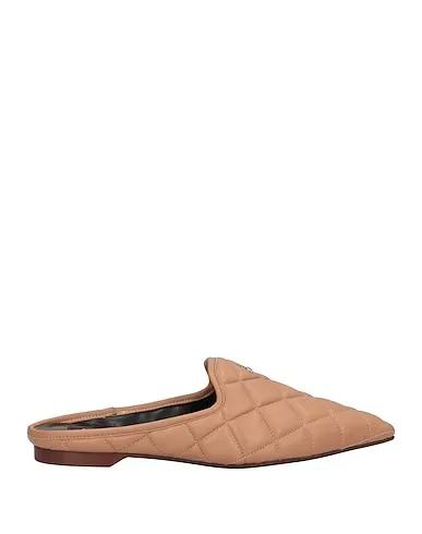 Camel Leather Mules and clogs