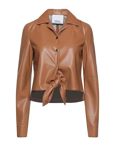 Camel Solid color shirts & blouses