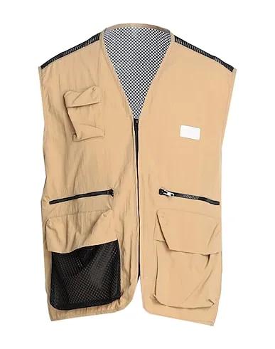 Camel Techno fabric Jacket NYLON VEST

