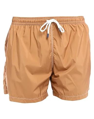 Camel Techno fabric Swim shorts