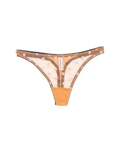 Camel Tulle Thongs