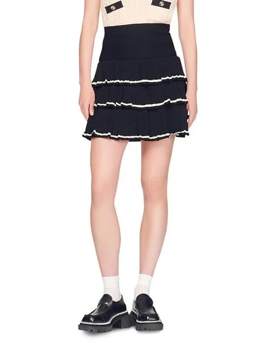 Camia Tiered Ruffled Skirt