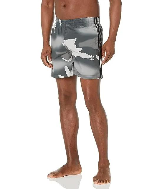 Camo All Over Print Swim Shorts
