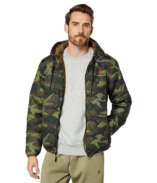 Camo Diamond Quilted Jacket